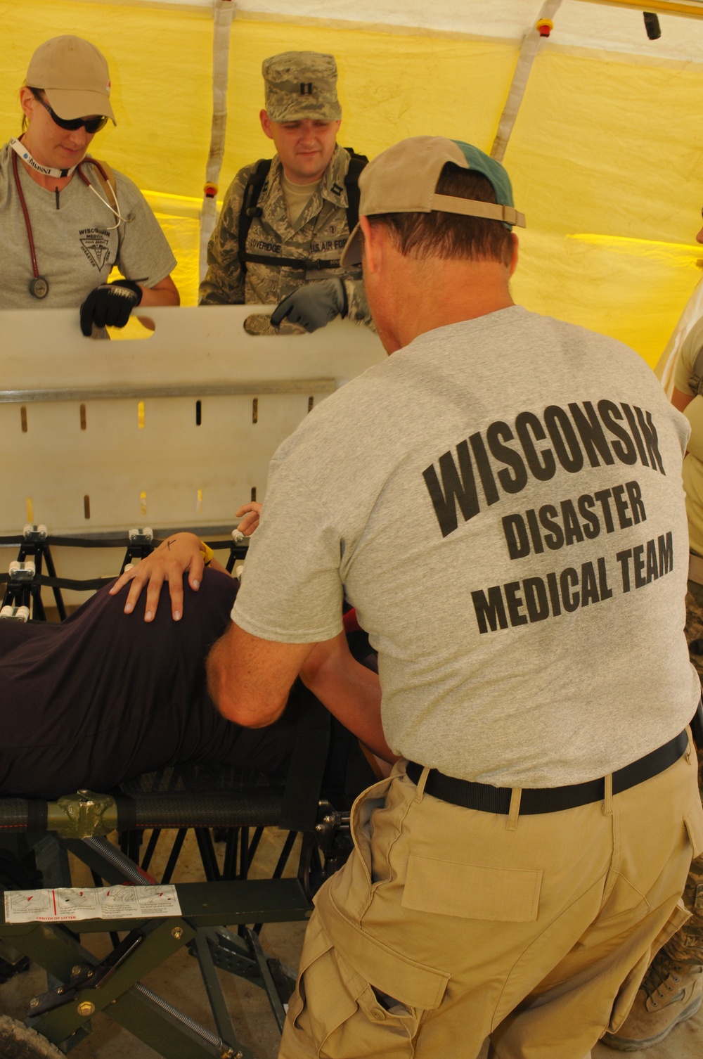 CERF-P Unit responds to domestic disaster drill during PATRIOT 2014
