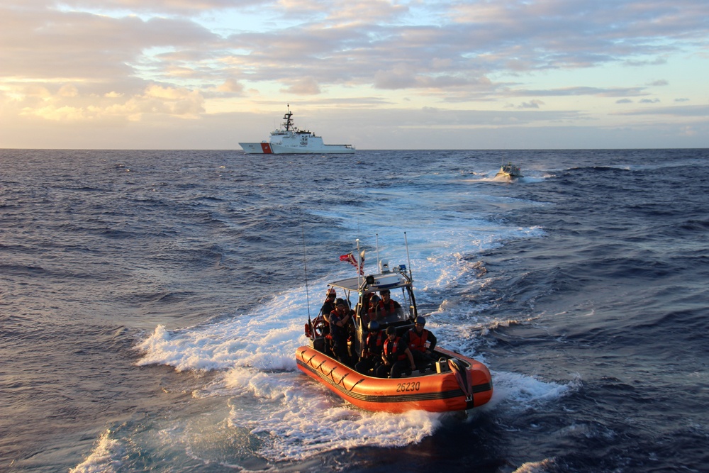 VBSS training between PLA(N) ships and USCG