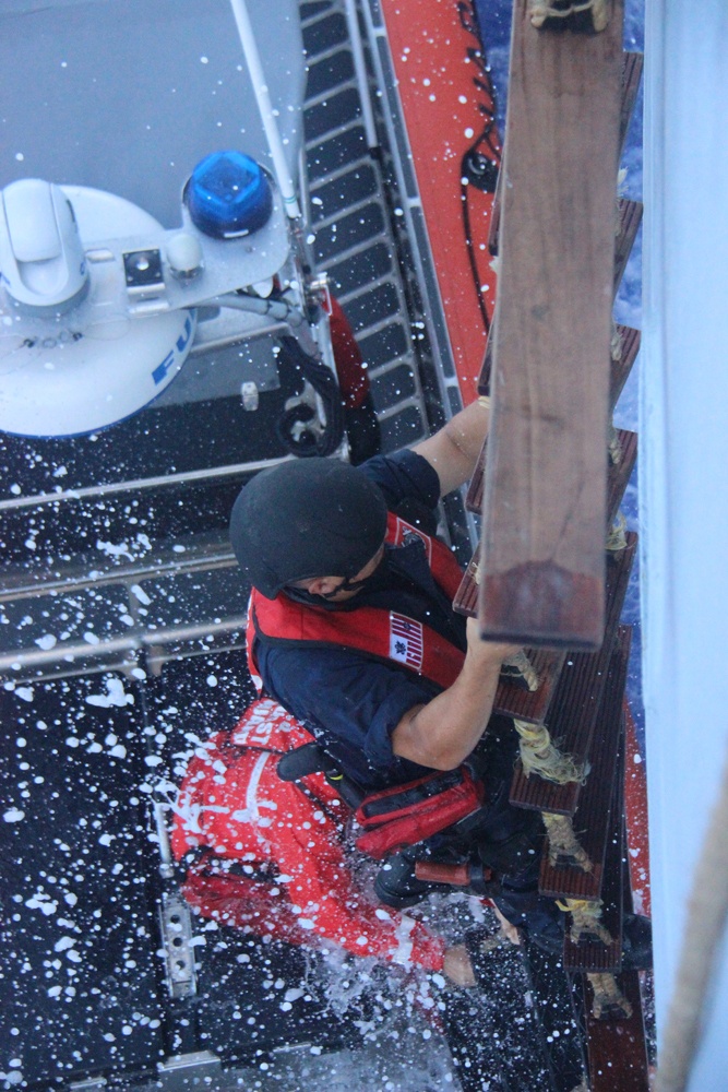 VBSS training between PLA(N) ships and USCG