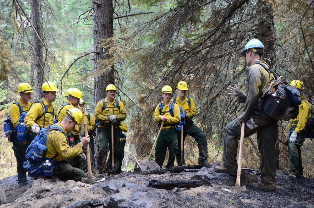 Guardsmen assist during wildfires