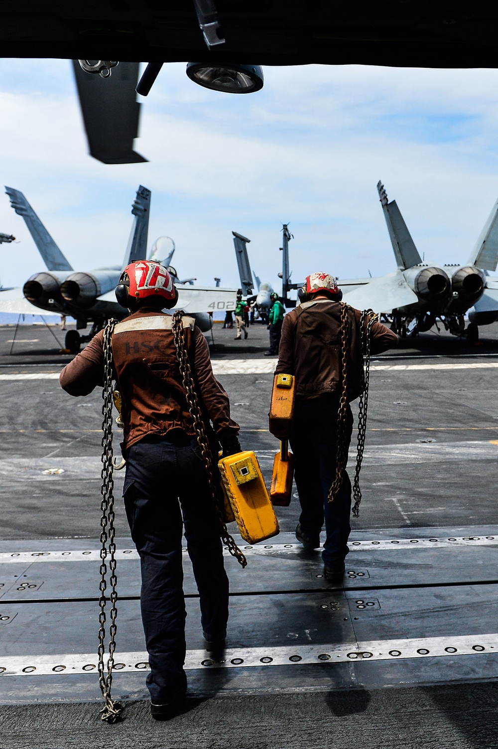 USS Ronald Reagan helicopter operations