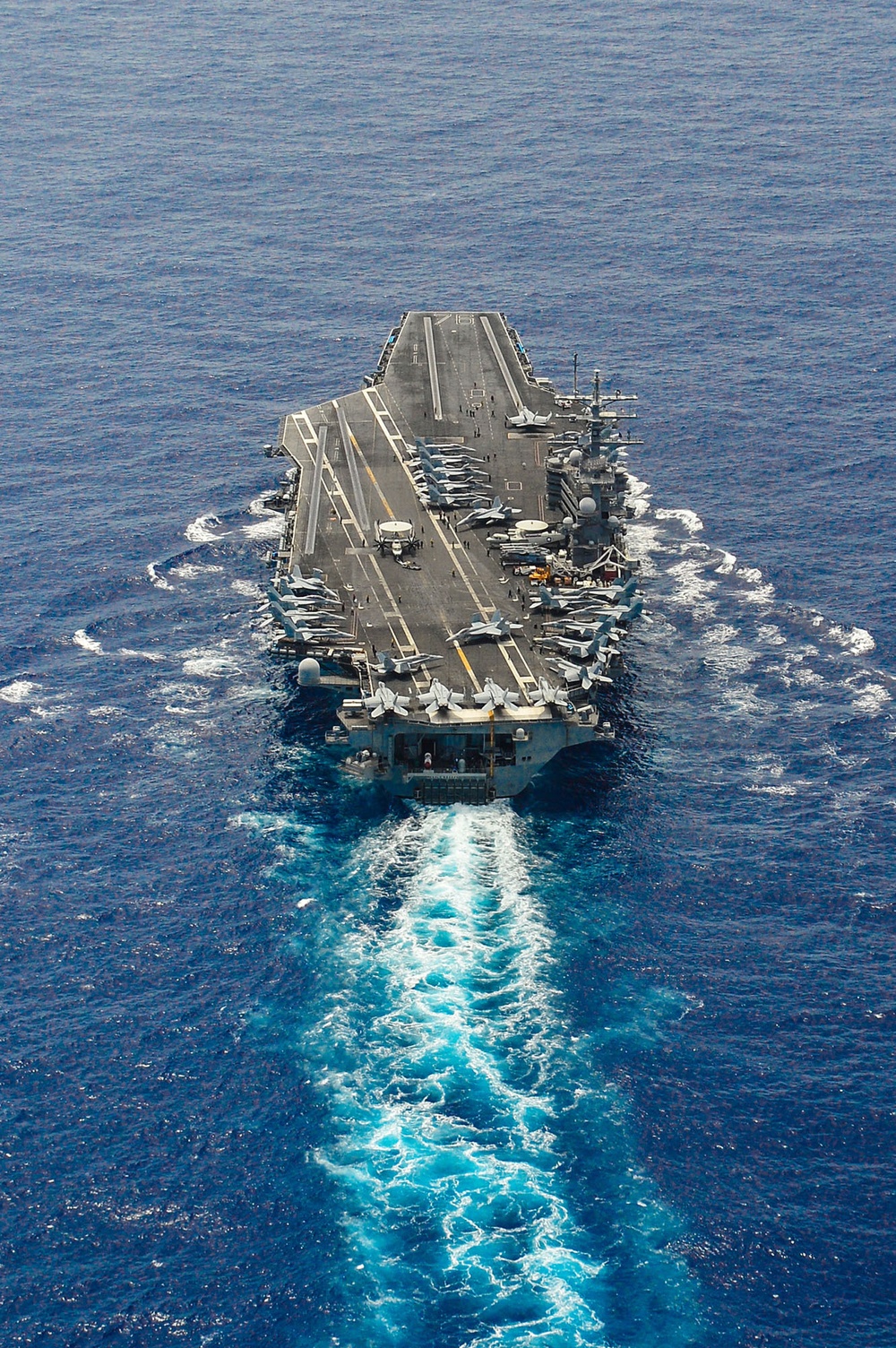 USS Roanld Reagan at sea