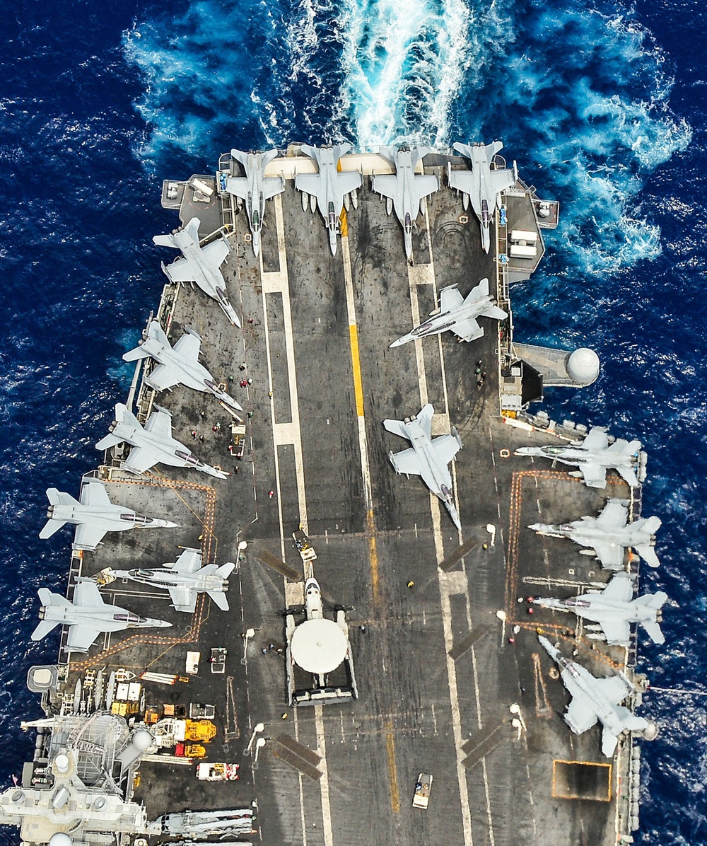 USS Ronald Reagan at sea