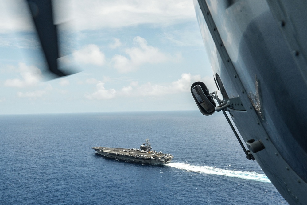 USS Ronald Reagan helicopter operations