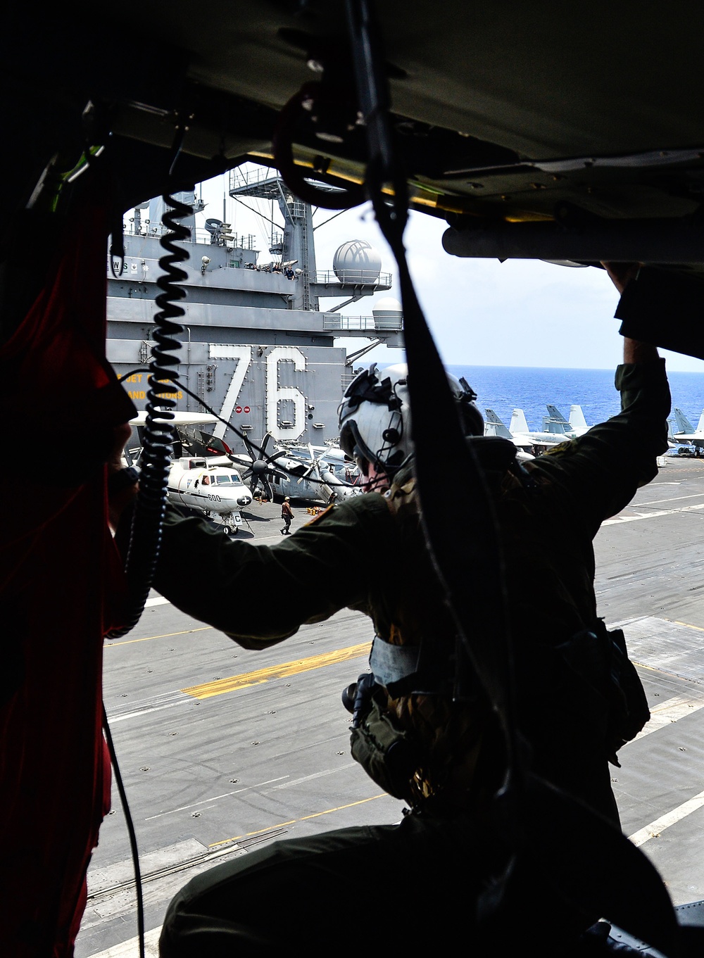 USS Ronald Reagan helicopter operations