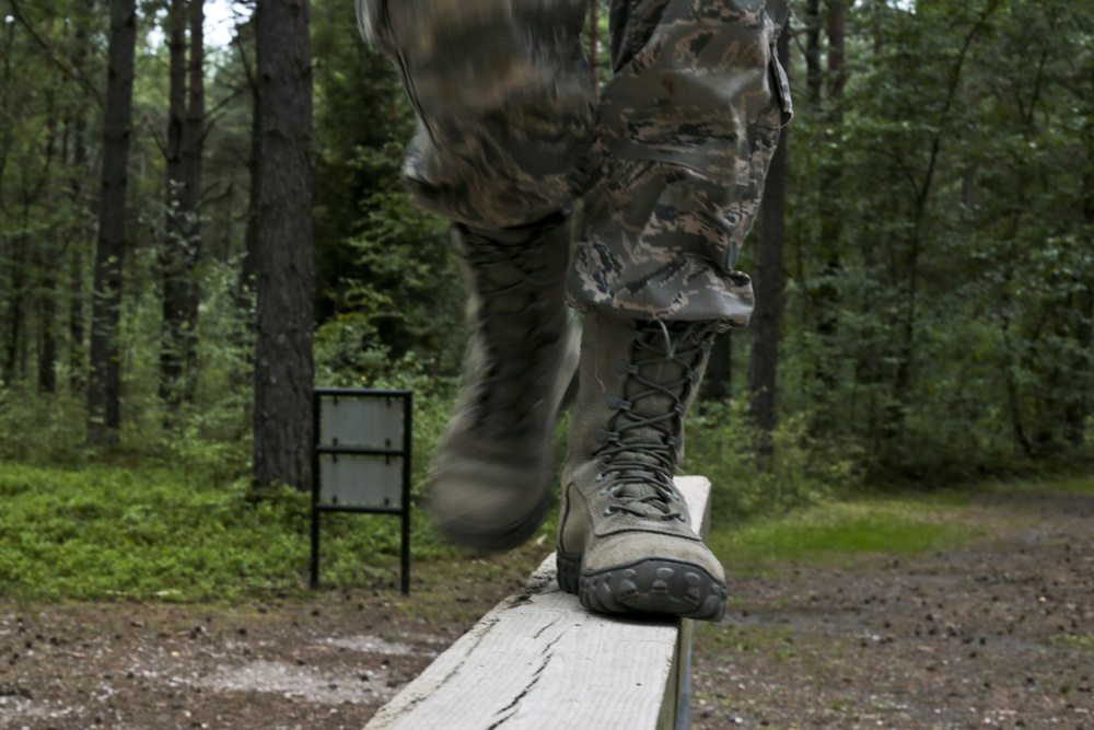 Obstacle Course challenges Airmen