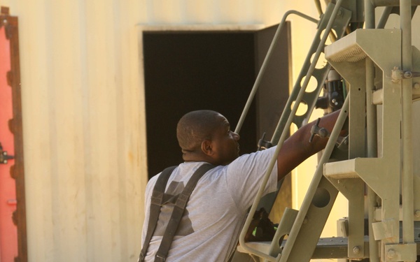 Loading the firetruck