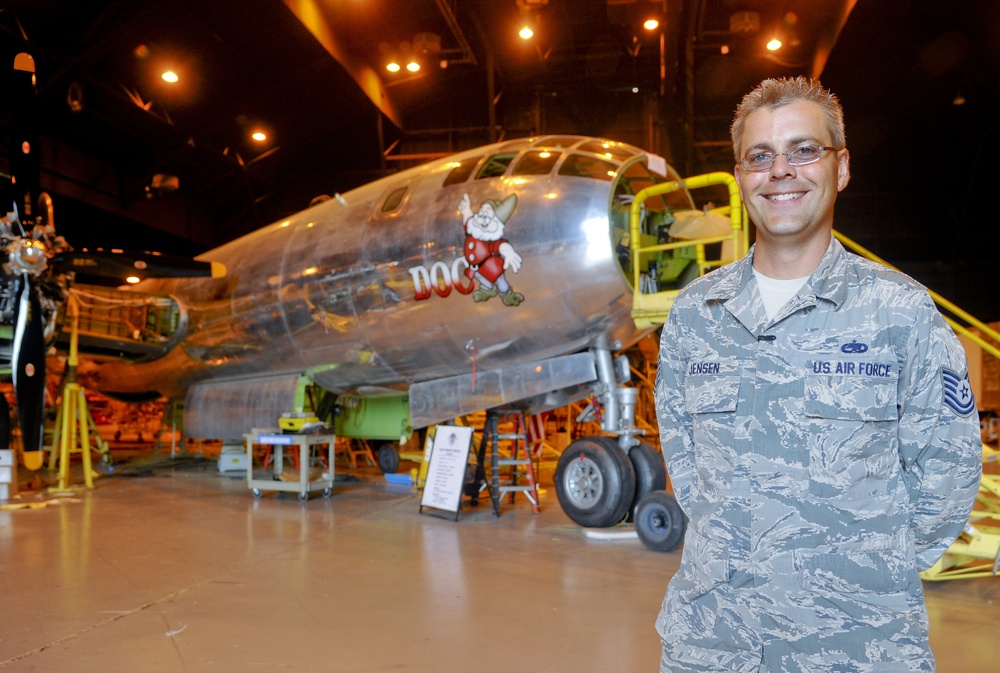 Airman helps restore historic aircraft