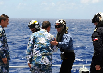 CFMCC visits PLA(N) Ships At-Sea during RIMPAC 2014