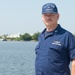 Portrait of Bruce Johnson, a Coast Guard auxiliarist who rescued three near Baltimore
