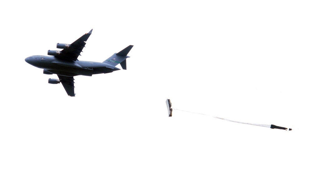 Spartan paratroopers practice combat jump