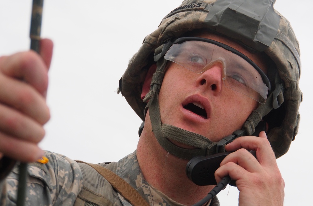 Spartan paratroopers practice combat jump