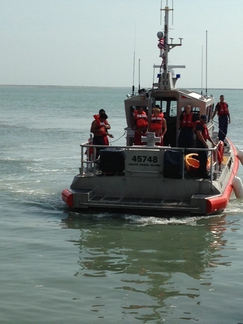 Coast Guard brings rescued kayakers to safety