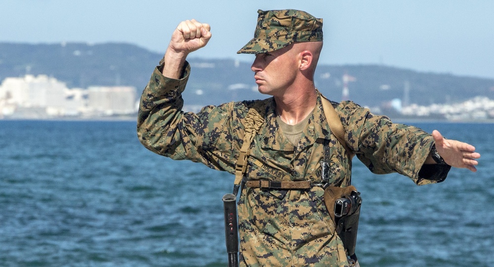 Marines depart for Korean Marine Exchange Program 14-12