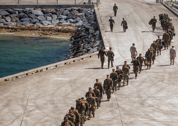 Marines depart for Korean Marine Exchange Program 14-12