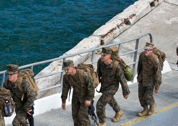 Marines depart for Korean Marine Exchange Program 14-12