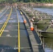 Engineers compose bridge across Arkansas River