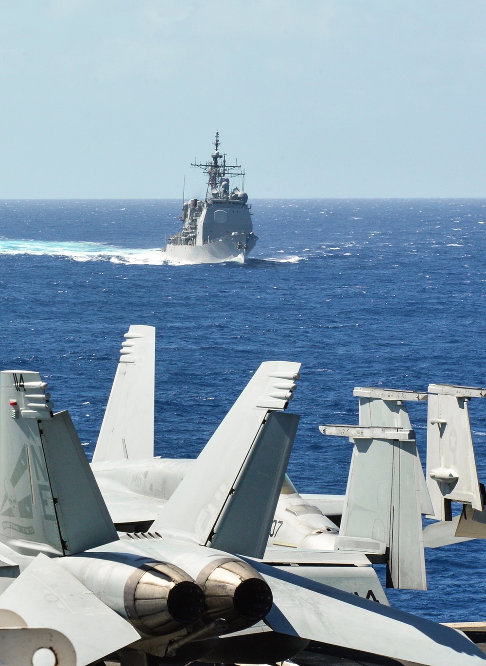 USS Cape St. George at Sea