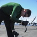 USS Ronald Reagan flight deck maintenance