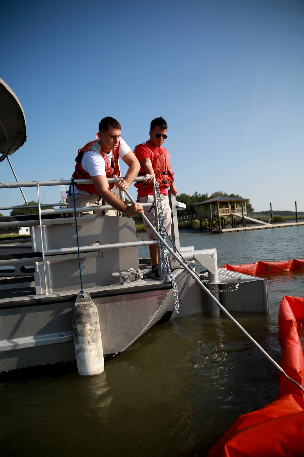 Air Station trains for spill response
