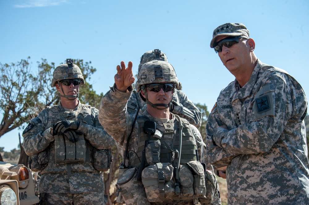 US Army Chief of Staff Gen. Ray Odierno visits Fort Carson, Colorado