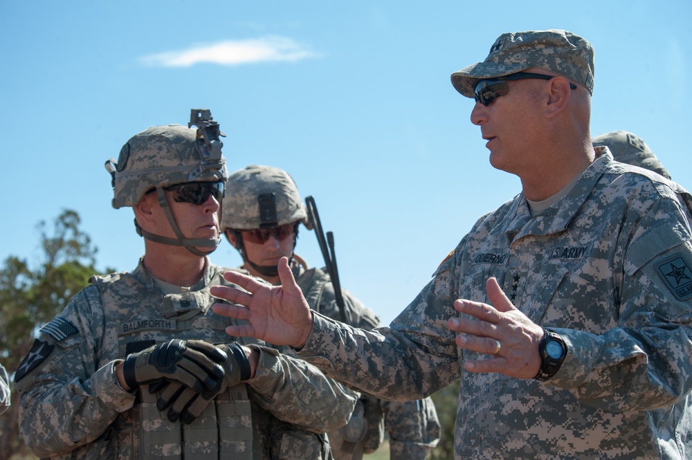 US Army Chief of Staff Gen. Ray Odierno visits Fort Carson, Colorado