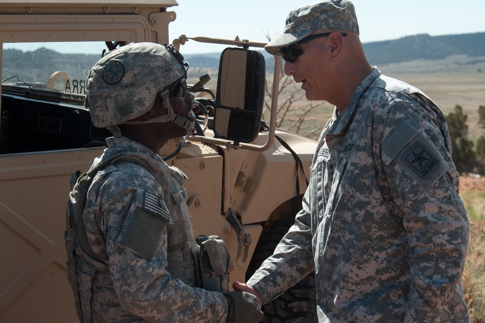 US Army Chief of Staff Gen. Ray Odierno visits Fort Carson, Colorado