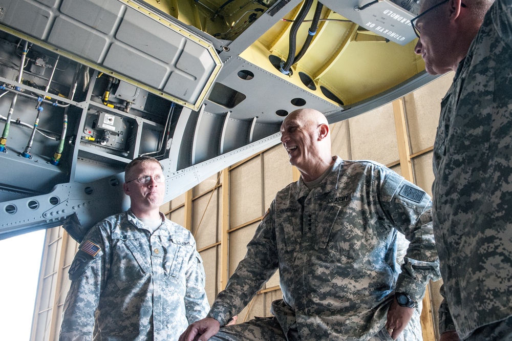 US Army Chief of Staff Gen. Ray Odierno visits Fort Carson, Colorado