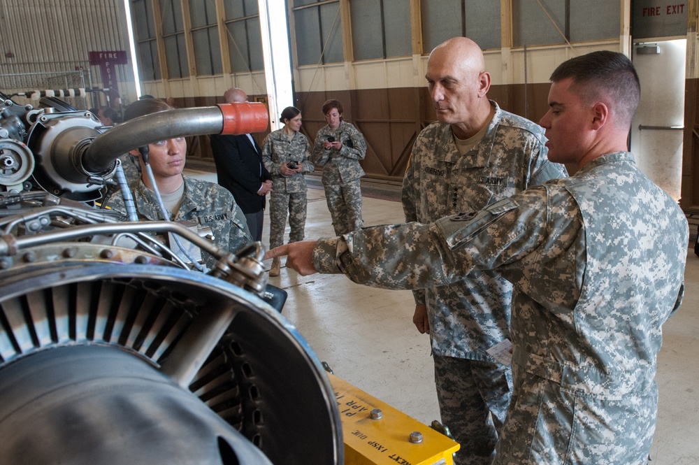 US Army Chief of Staff Gen. Ray Odierno visits Fort Carson, Colorado