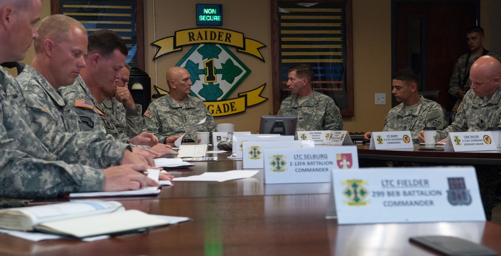 US Army Chief of Staff Gen. Ray Odierno visits Fort Carson, Colorado