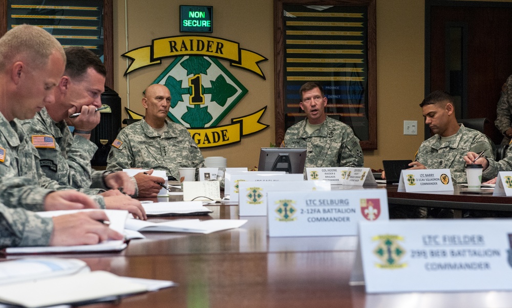 US Army Chief of Staff Gen. Ray Odierno visits Fort Carson, Colorado