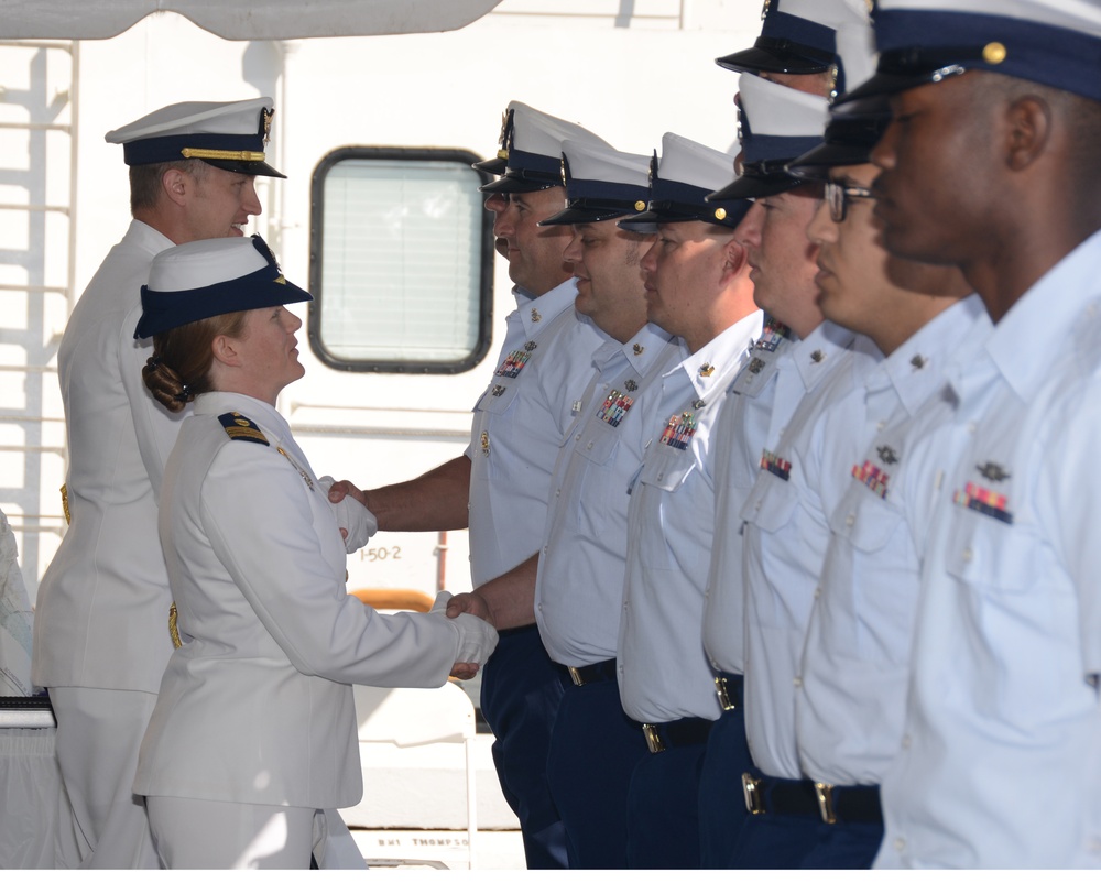 USCGC Neah Bay change of command ceremony