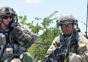 Cav troopers conduct maneuver operations