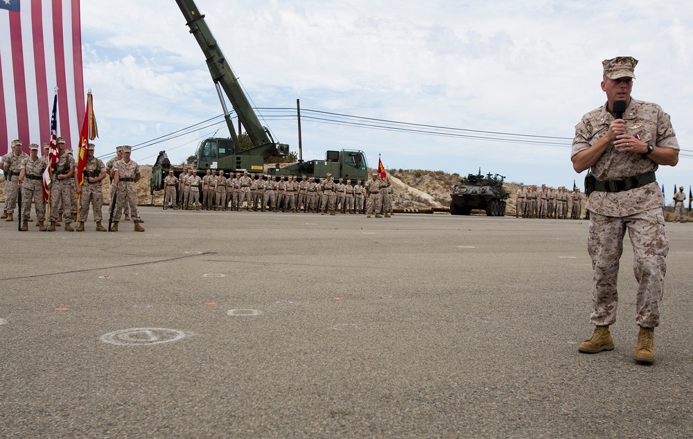 1st Radio Bn Welcomes New Commanding Officer