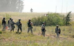Cav troopers conduct maneuver operations