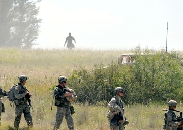 Cav troopers conduct maneuver operations