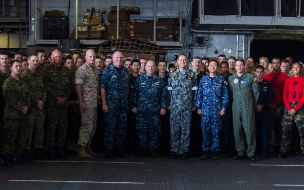 Vice Adm. Kennenth Floyd visits Peleliu, RIMPAC 2014