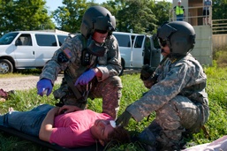 Flight medics respond to the call at VR '14