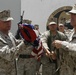 Brigade Headquarters Group - Afghanistan cases unit colors aboard Camp Leatherneck