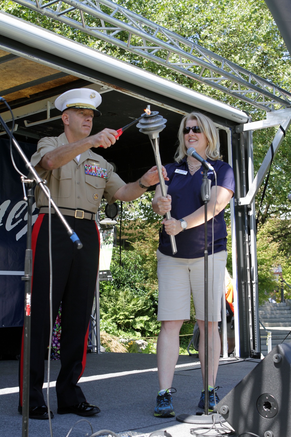 3rd MAW Band debuts Marine Week opening ceremony