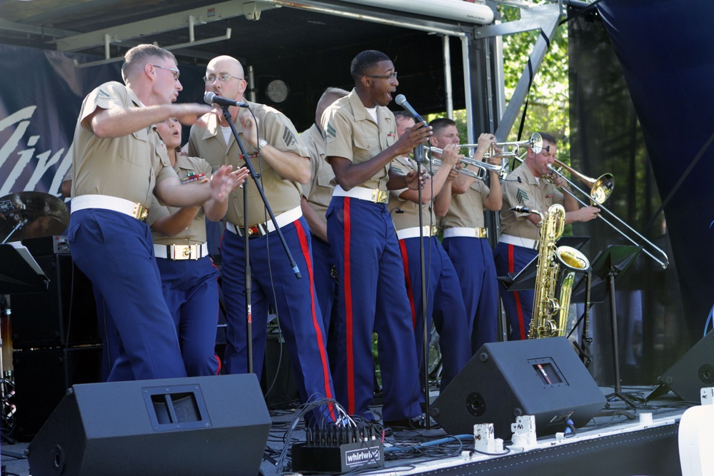 3rd MAW Band debuts Marine Week opening ceremony