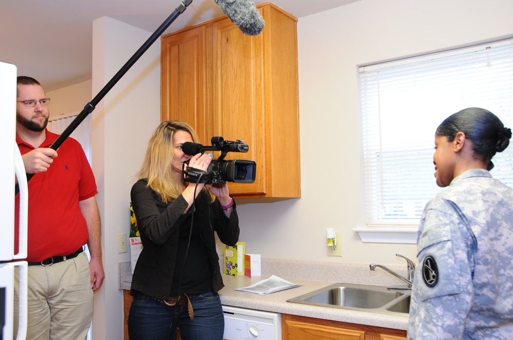 Joint Base housing hosts home safety video production
