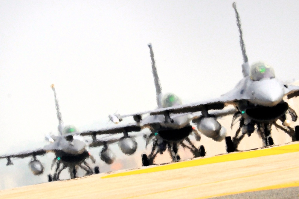 Wolf Pack jets take to the sky