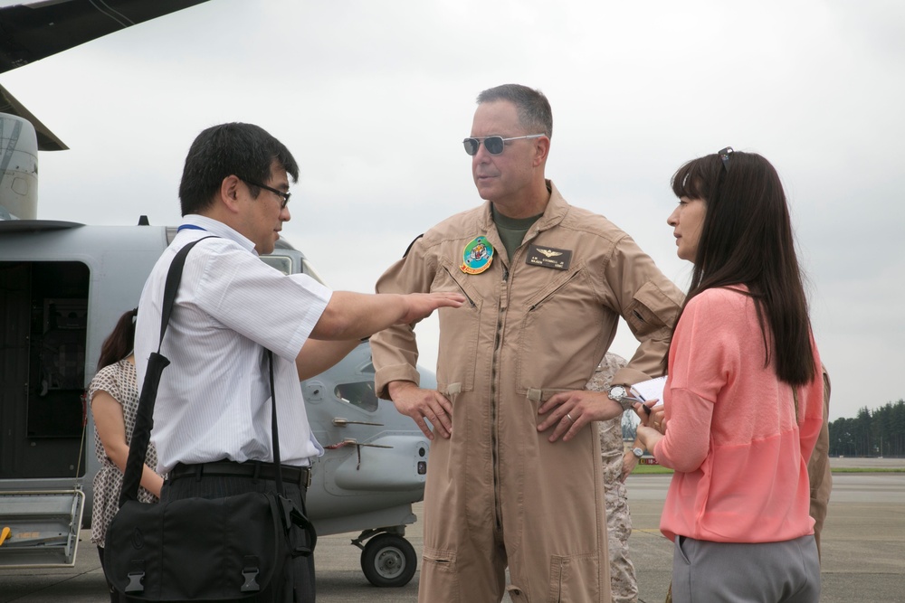 Osprey makes Sapporo Airshow debut