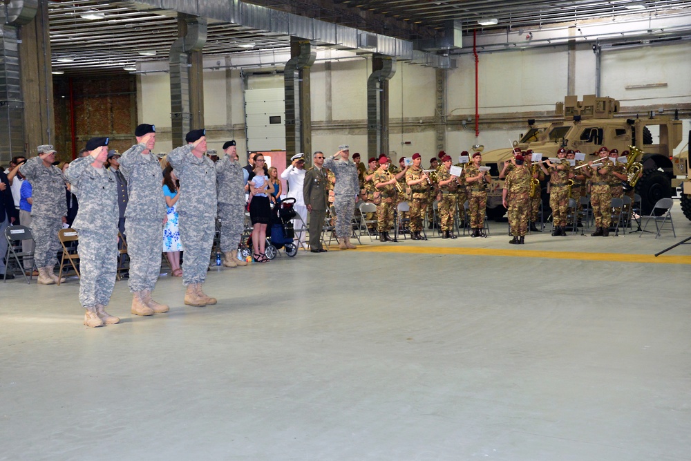 Change of command ceremony