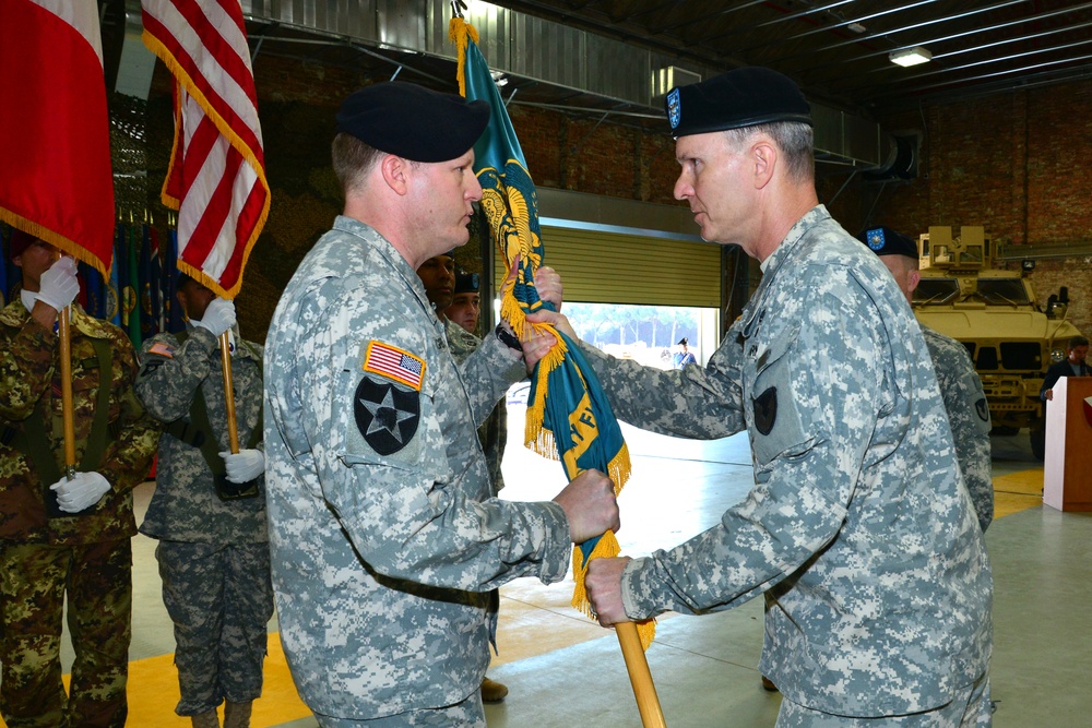 Change of command ceremony