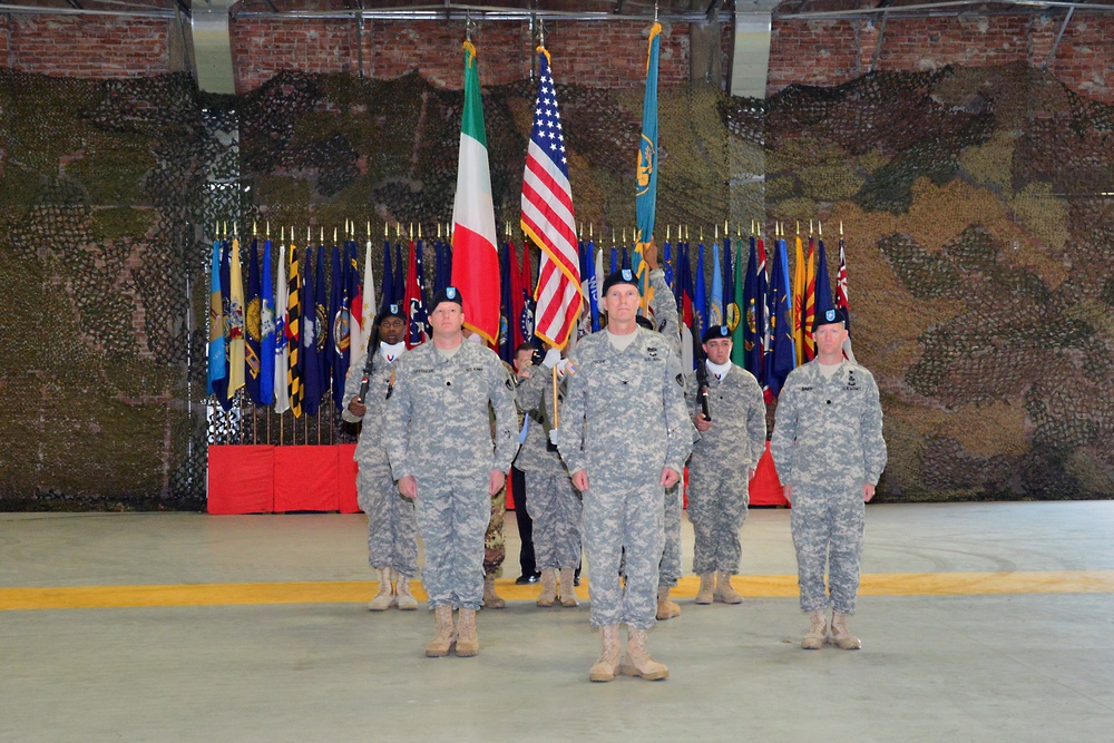 Change of command ceremony