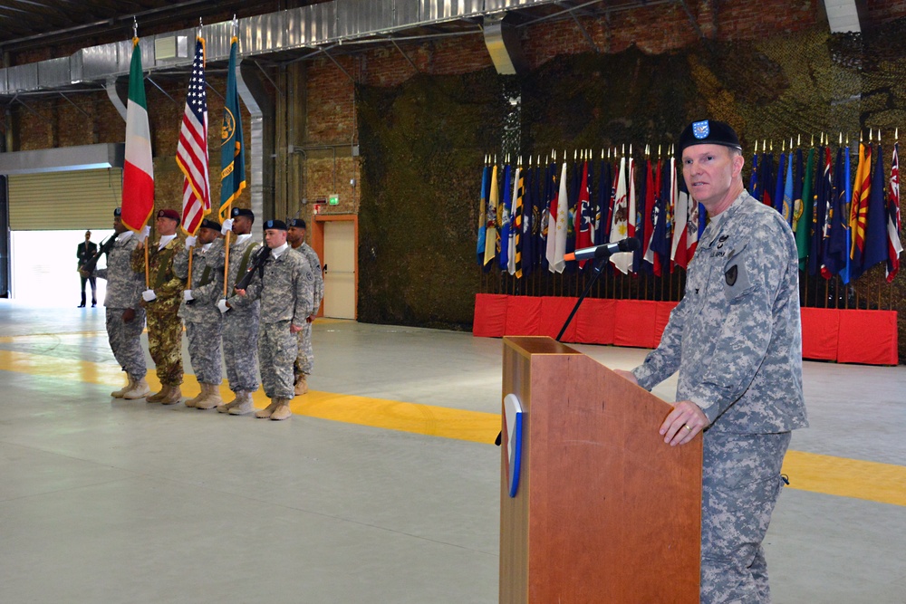 Change of command ceremony