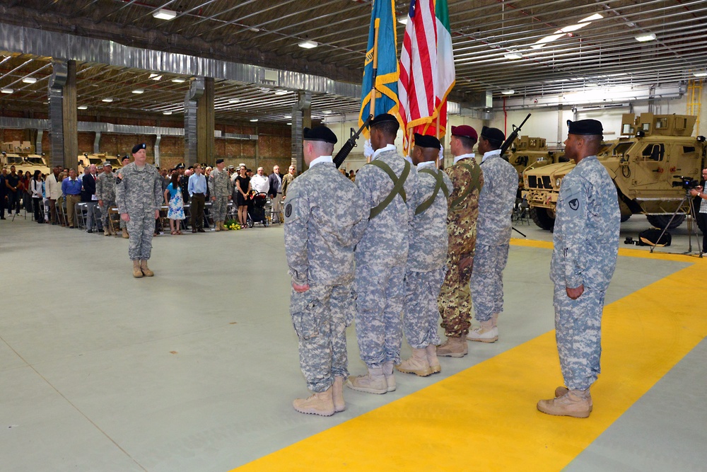 Change of command ceremony