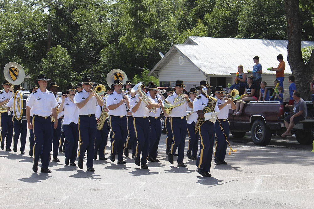 1st Cav Band performs around town